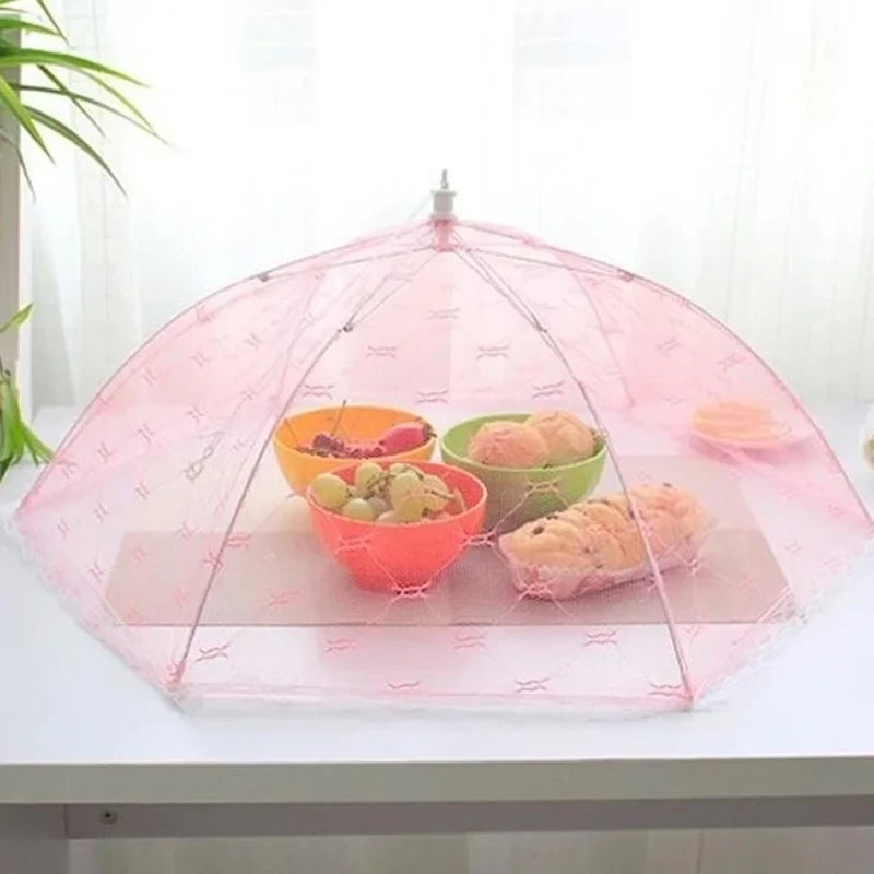 Gauze Umbrella Food Cover