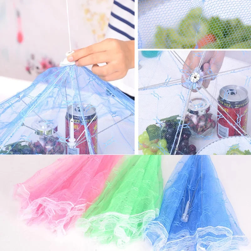 Gauze Umbrella Food Cover