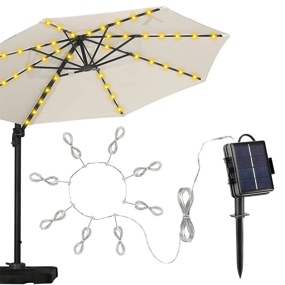 Solar Umbrella String Light