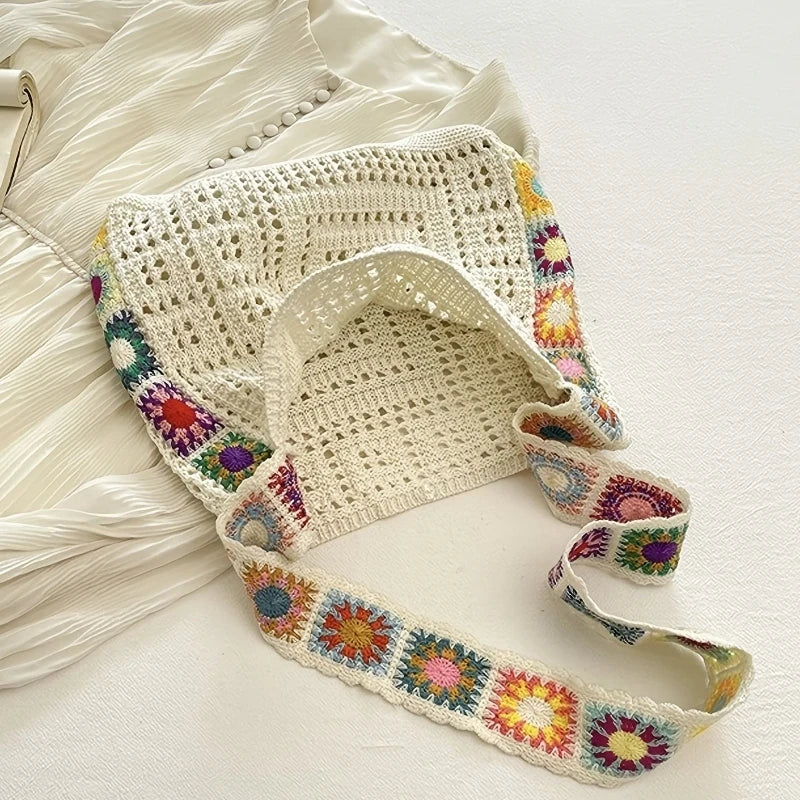 Crochet Flower Tote
