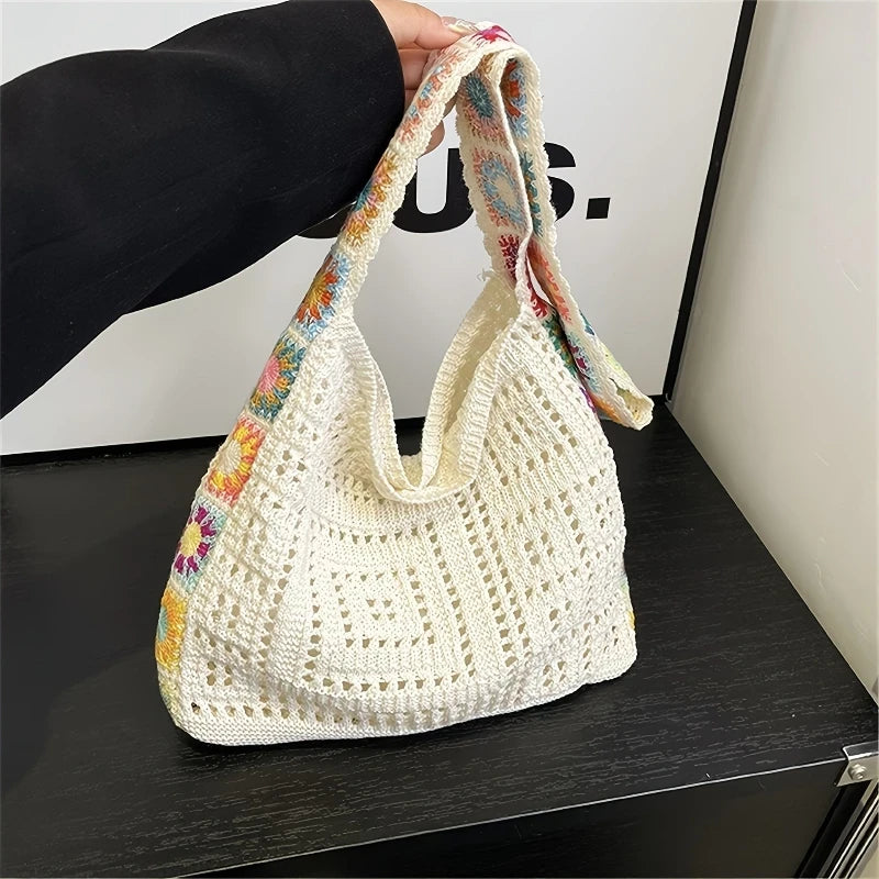 Crochet Flower Tote