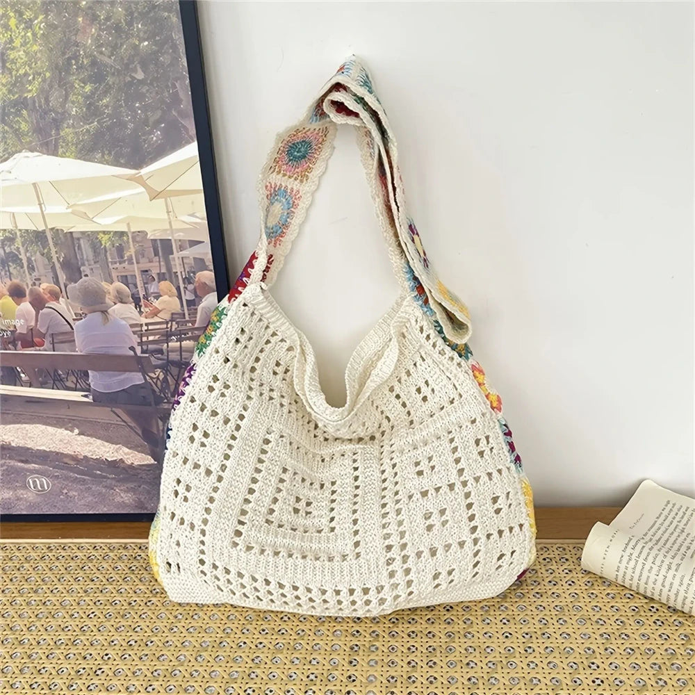 Crochet Flower Tote