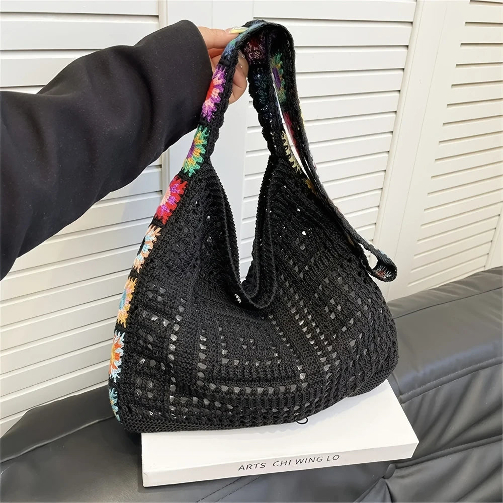 Crochet Flower Tote