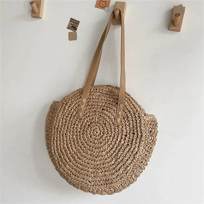 Straw Beach Tote
