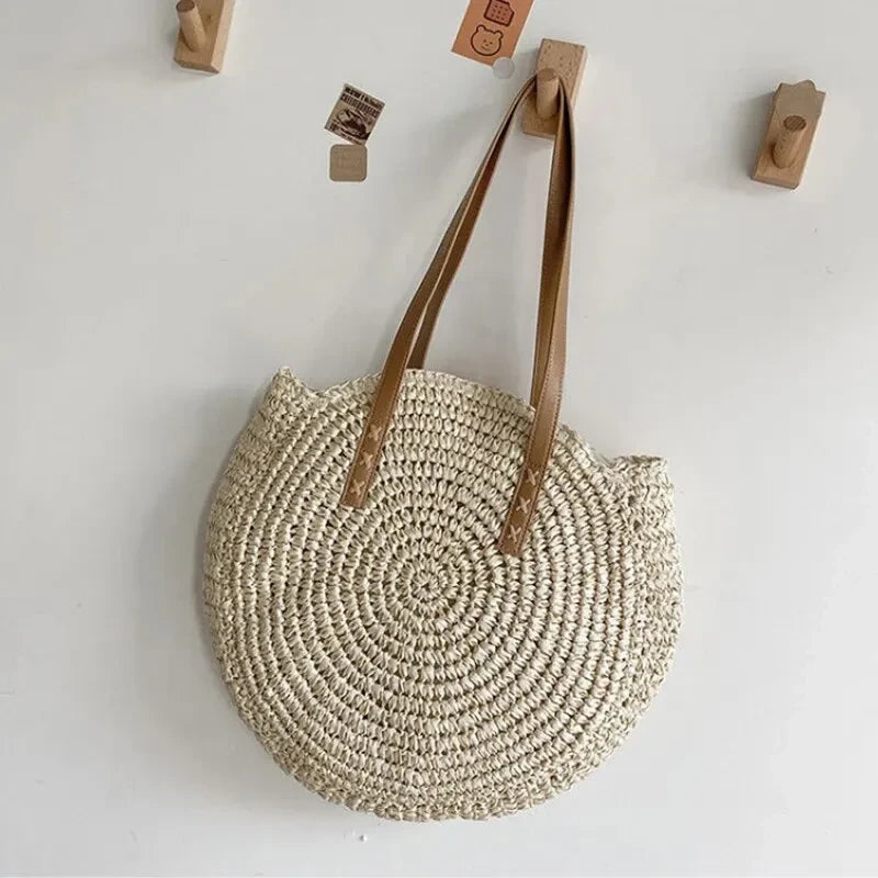 Straw Beach Tote