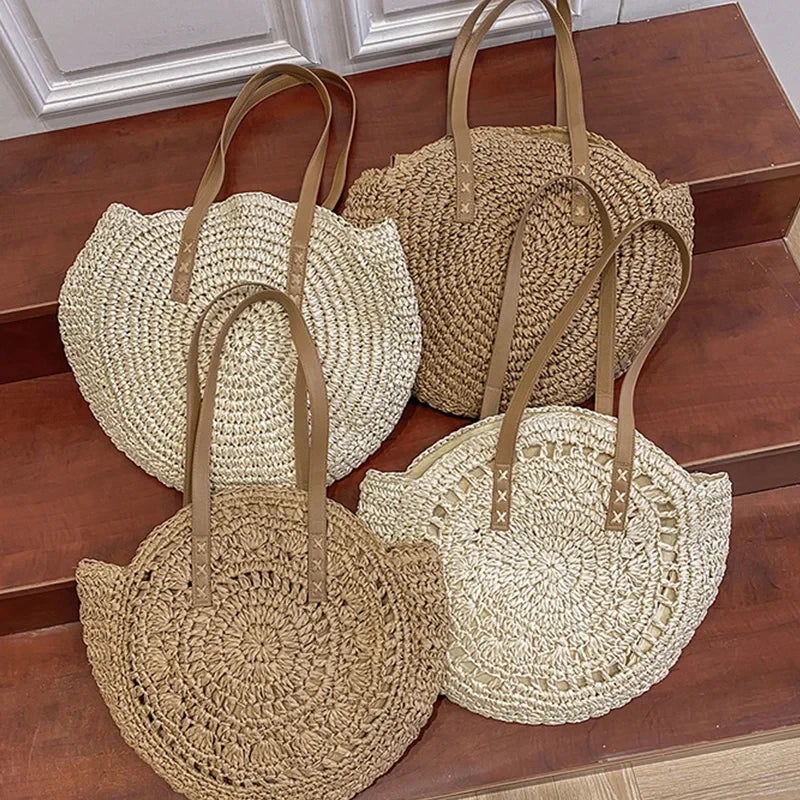 Straw Beach Tote